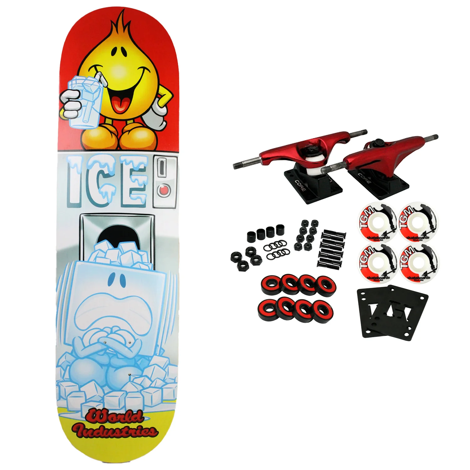 World Industries Skateboard Complete Ice Cube Willy 7.75"