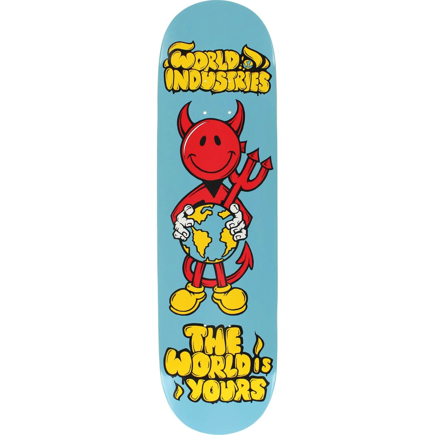 World Industries Skateboard Deck Devilman World is Yours 7.75"