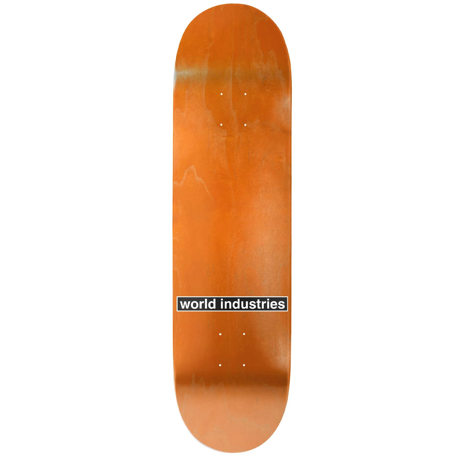 World Industries Skateboard Deck Scribble Orange 8.5" x 32.2" - Image 2