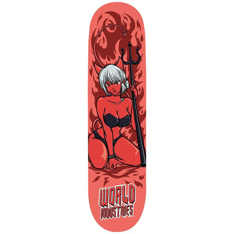 World Industries Skateboard Devil Girl Anime 8.3" Krux, Spitfire, Indy Upgrade - Image 2