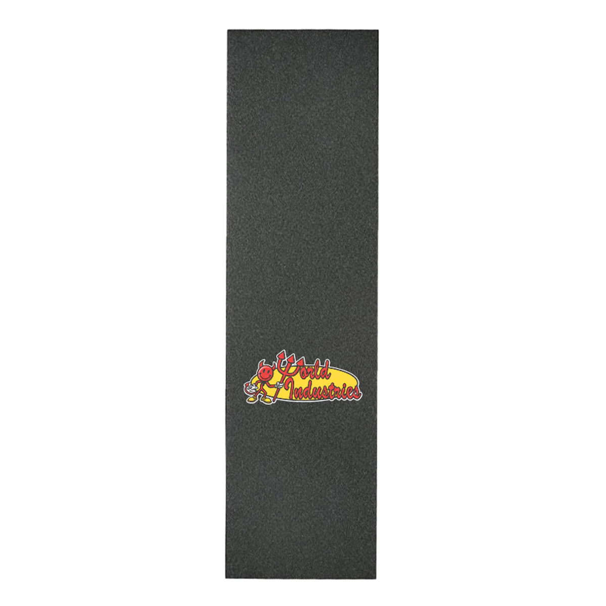 World Industries Skateboard Griptape Devilman Logo Black 9" x 33"