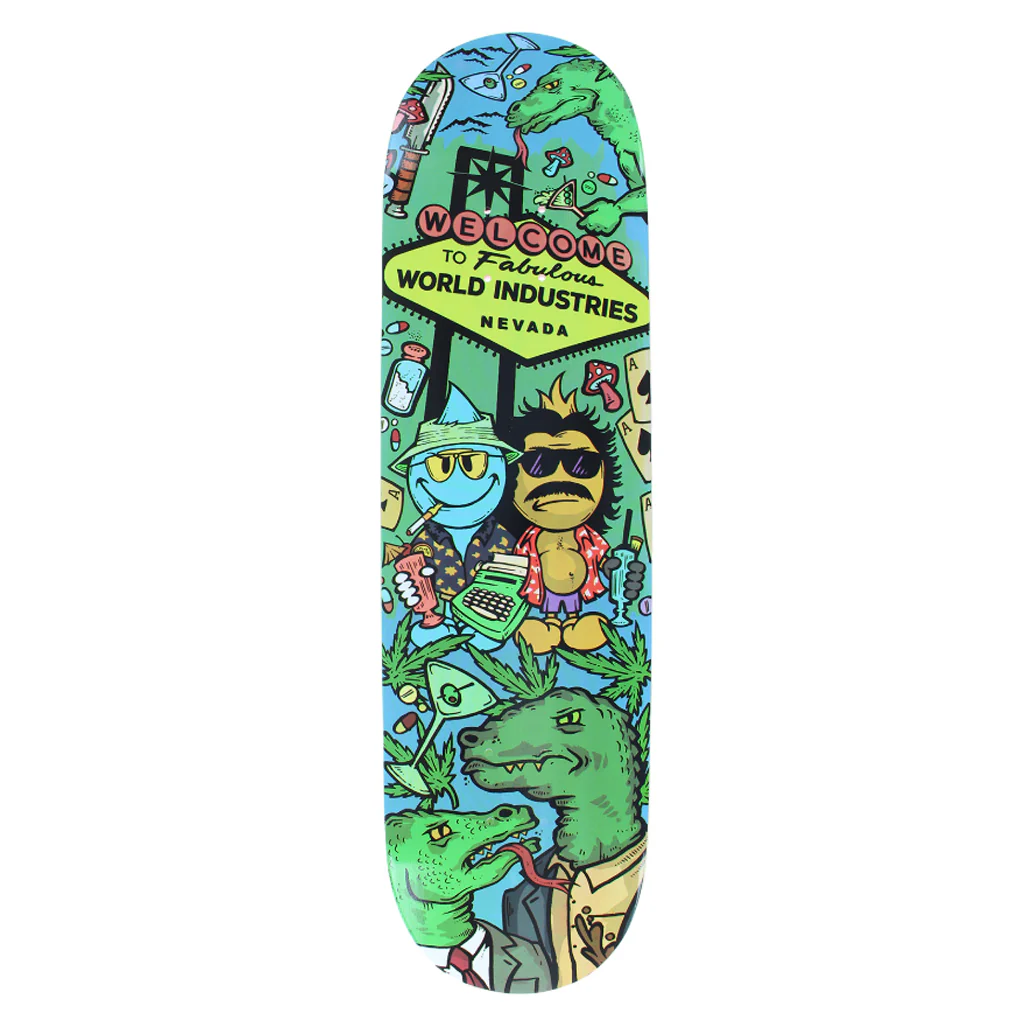 World Industries Skateboard Loathing 8.2" Krux, Independent, Sml Upgrade - Image 2