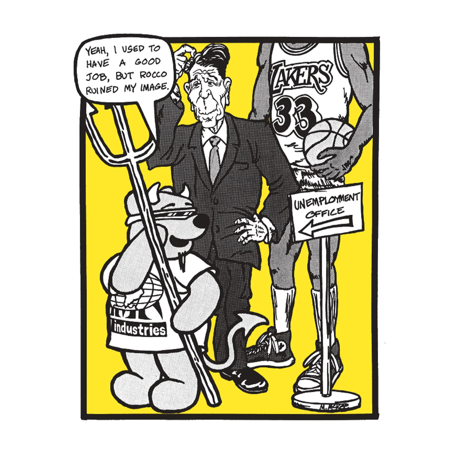 World Industries Skateboards Sticker Ruined Image 2.75" x 3.5"