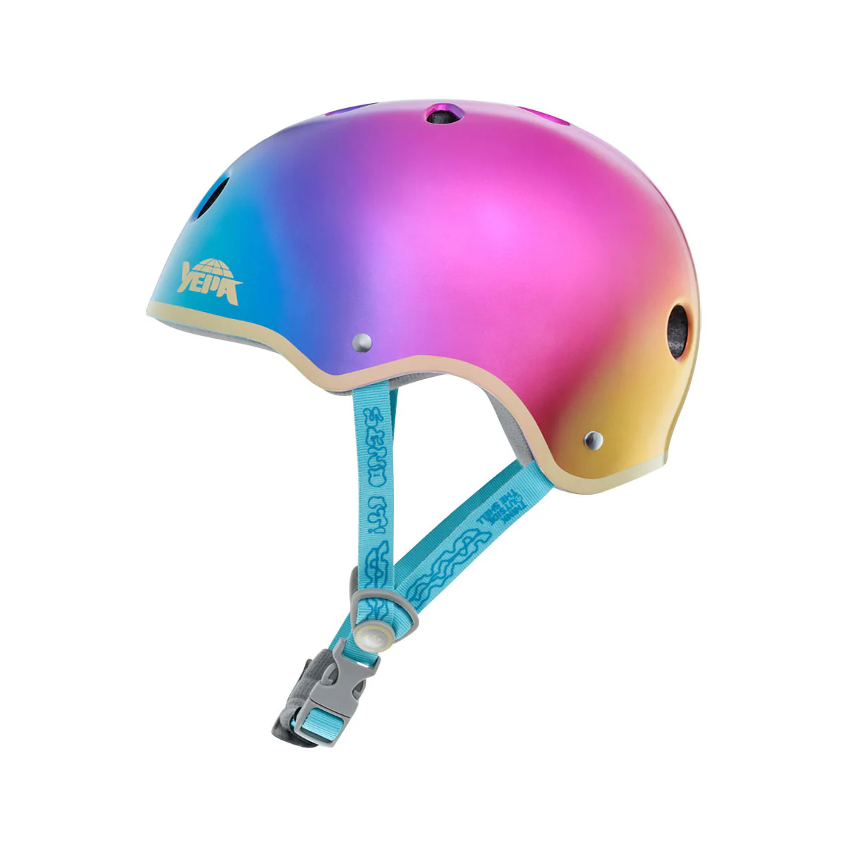 Yepa Skateboard Helmet T-Shell Pro Lizzie Armanto Metallic Lake Sunset - Certified - Image 3