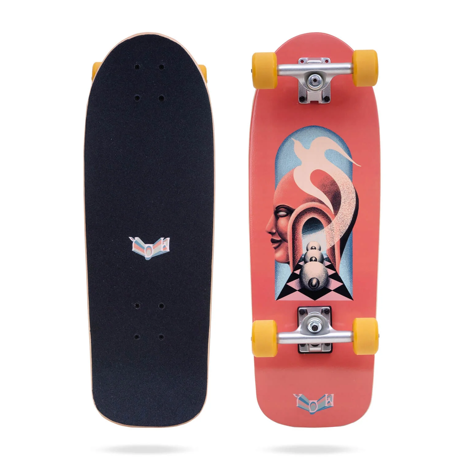 YOW Skateboard Surf Cruiser Complete Pocket Rem 9" x 26.5"