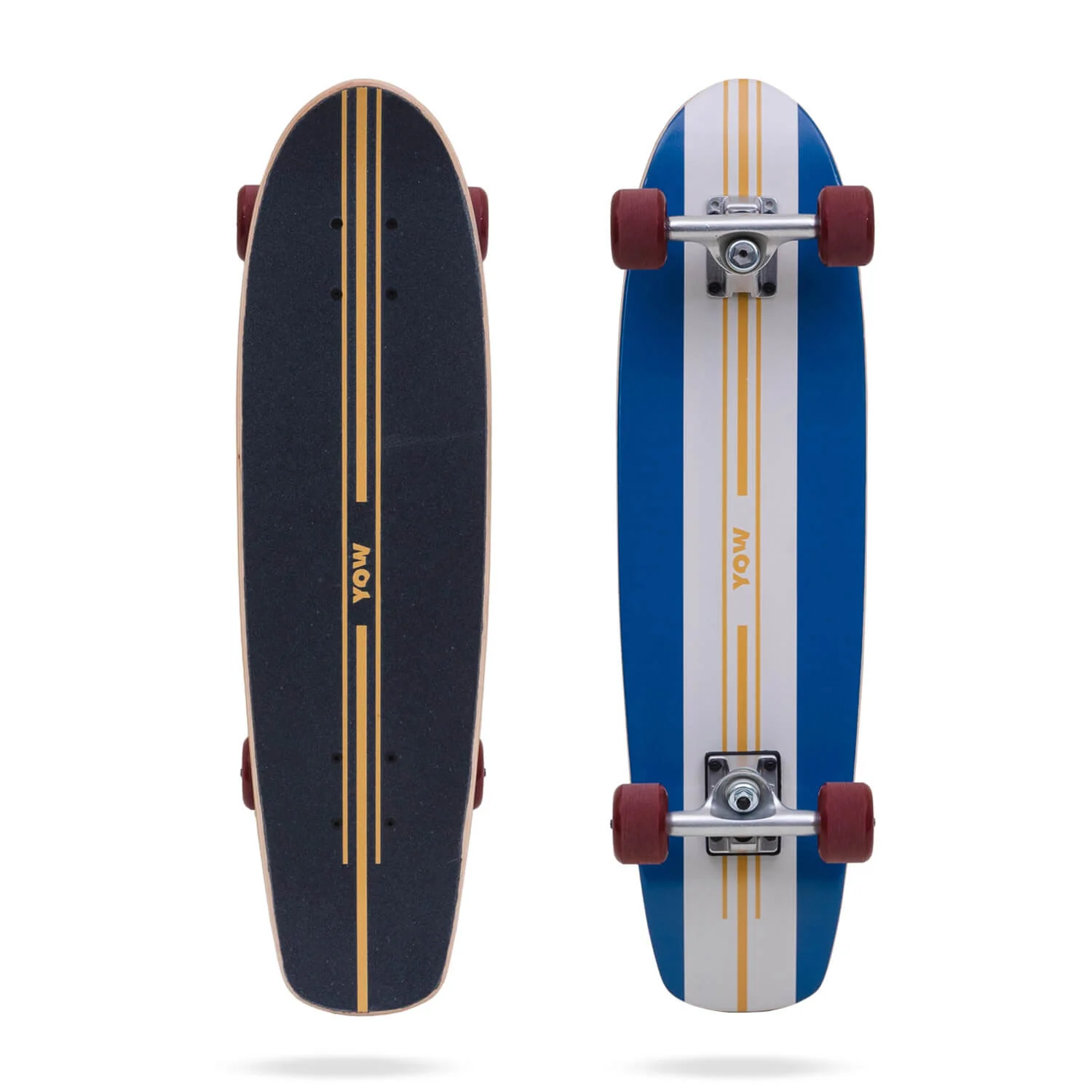 YOW Skateboard Surf Cruiser Complete Vermont 7.6" x 28.5"