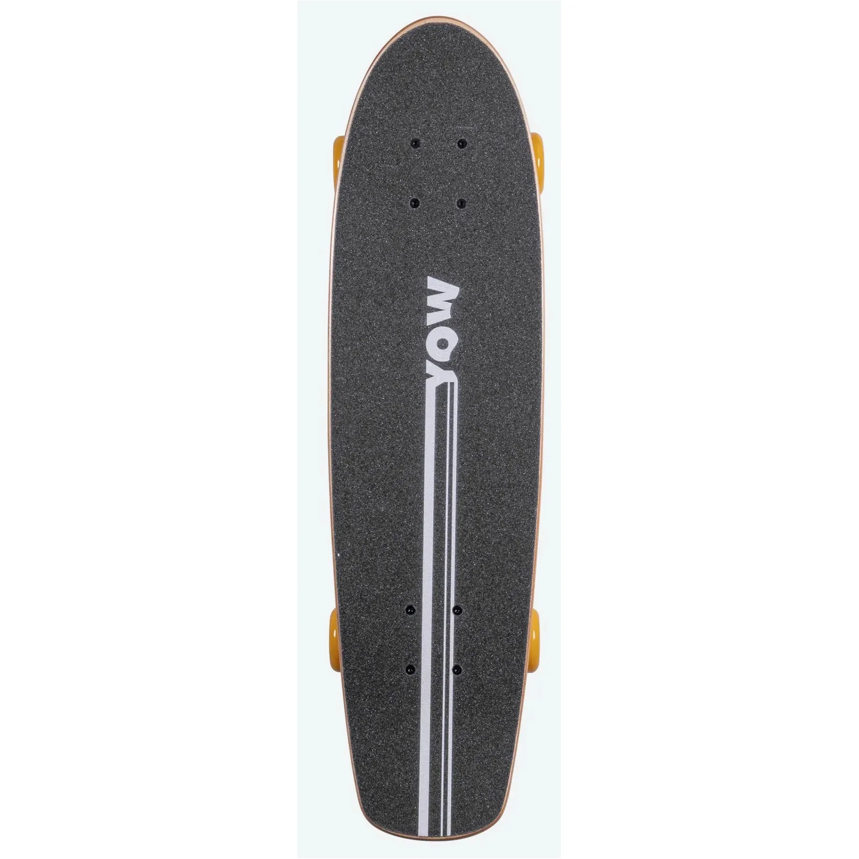 YOW Skateboard Surf Cruiser Complete Vermont 7.6" x 28.5" Natural/Orange - Image 3