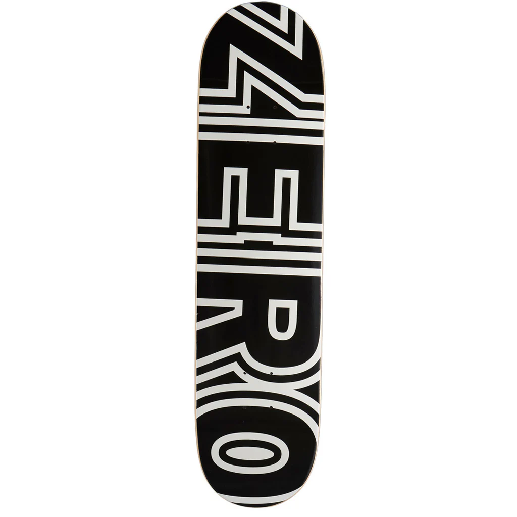 Zero Deck Bold Black 8.5"
