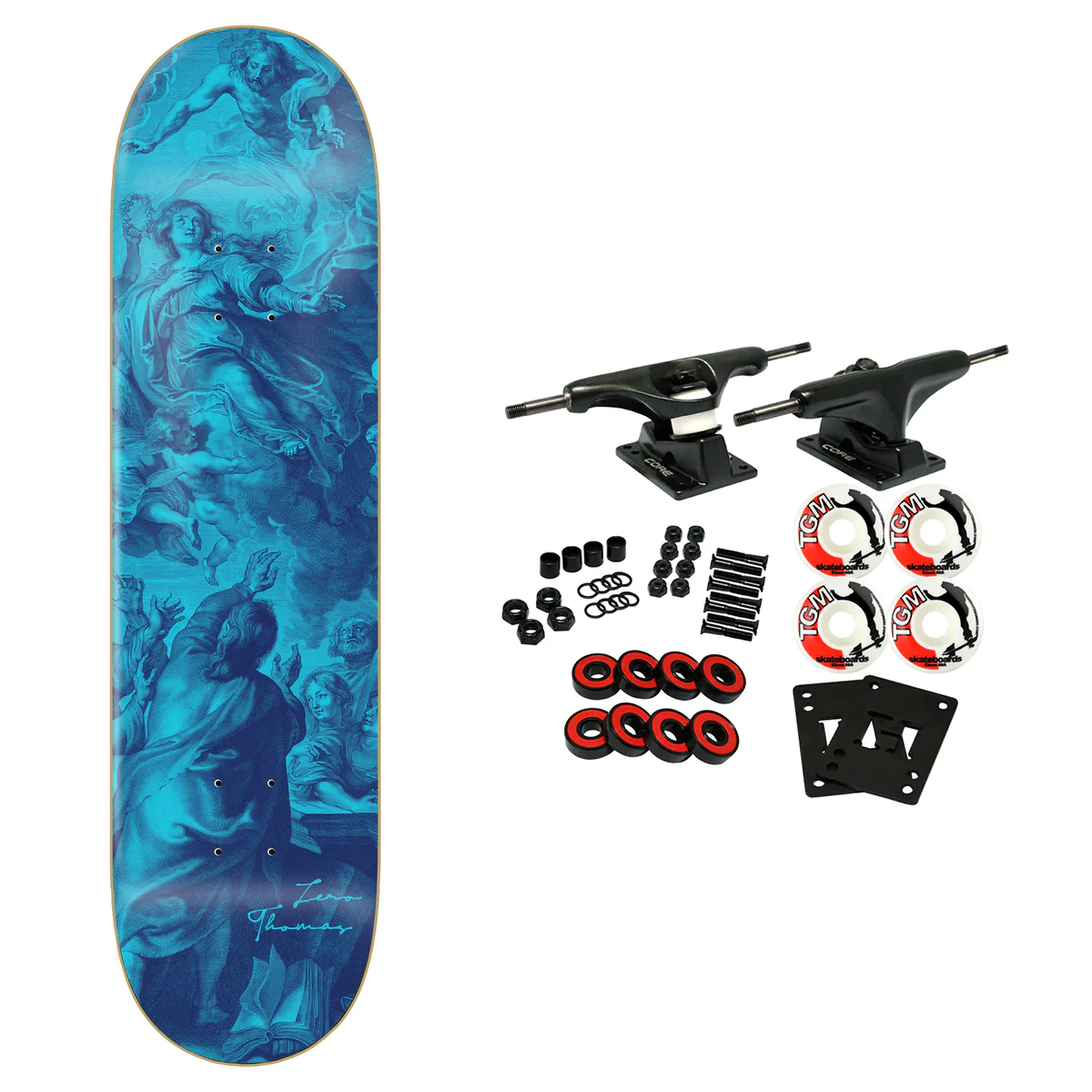 Zero Skateboard Complete Jamie Thomas Renaissance 8.25" x 31.9"