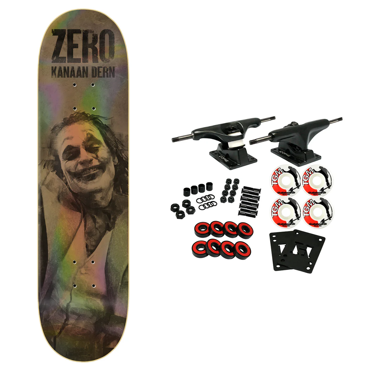 Zero Skateboard Complete Kanaan Dern Joker 8.5" x 32.3"