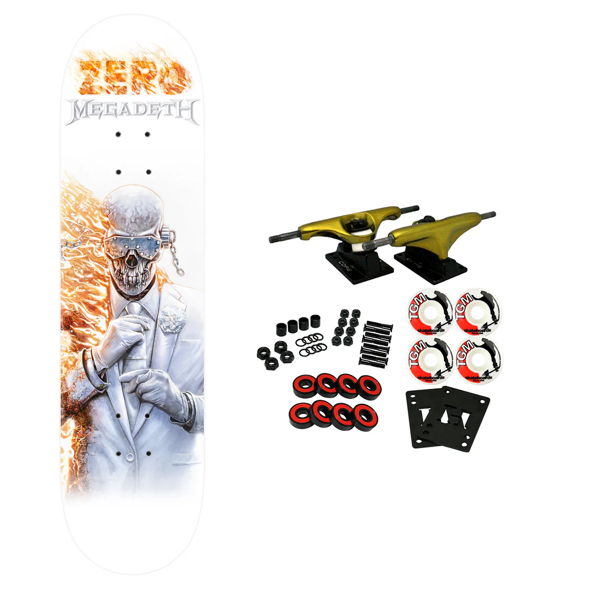 Zero Skateboard Complete Megadeth Album Art 8.5" x 32.3"