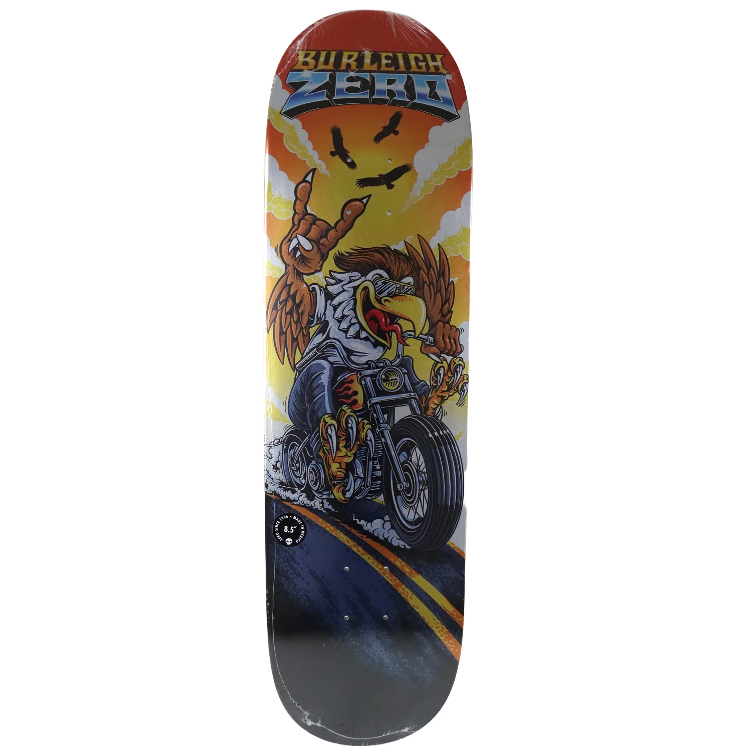 Zero Skateboard Deck Burleigh Rockin Eagle 8.5" x 32.3" - Image 3
