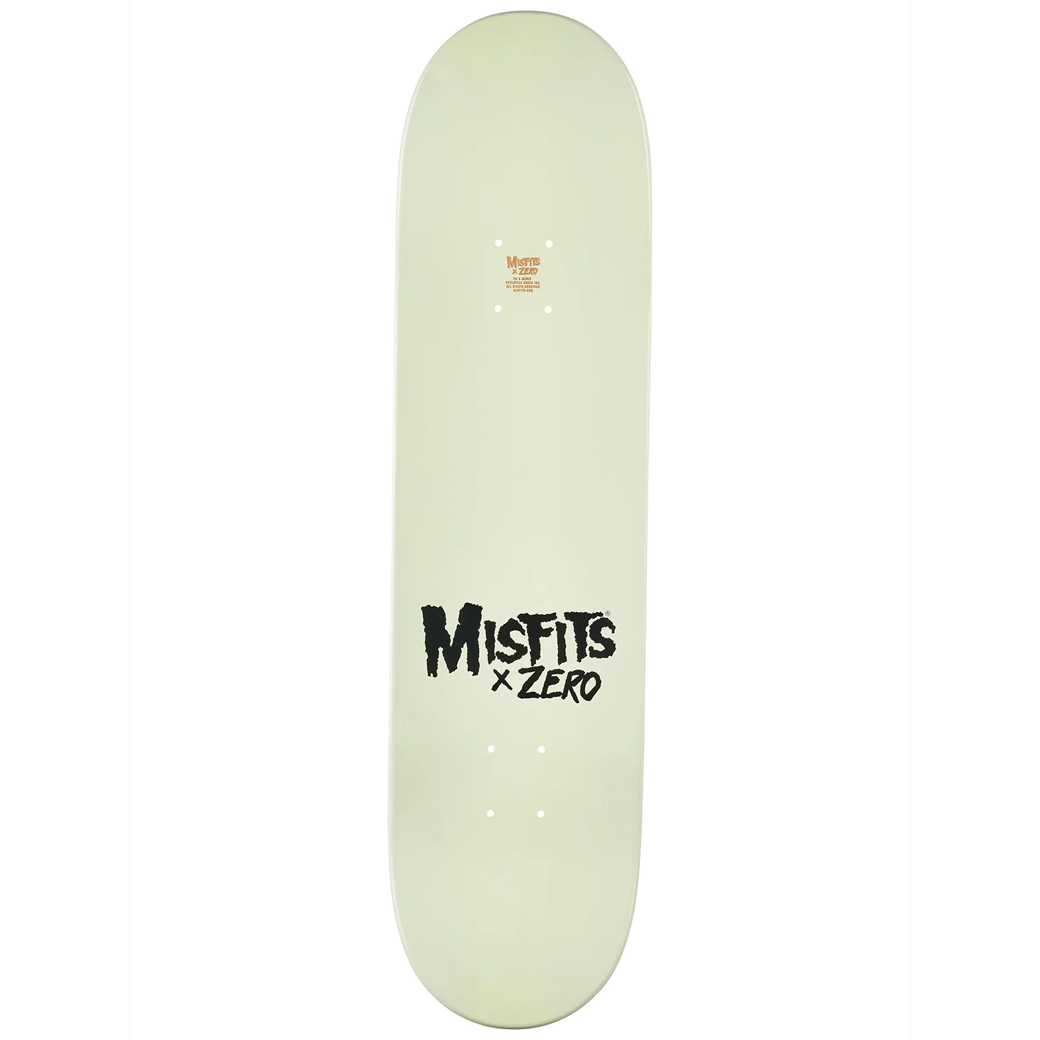 Zero Skateboard Deck Misfits Zero Business Glow 8.5" x 32.3" - Image 3