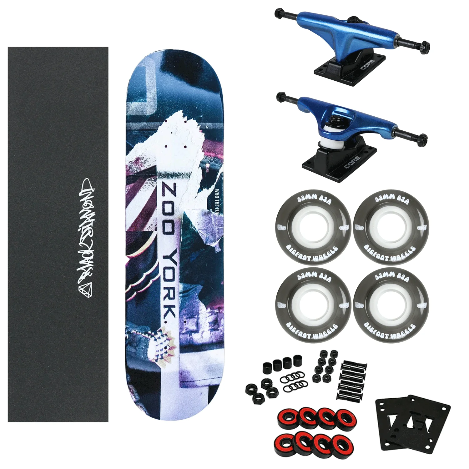 Zoo York Complete Bank Gothic 7.75" with 83A Soft Wheels